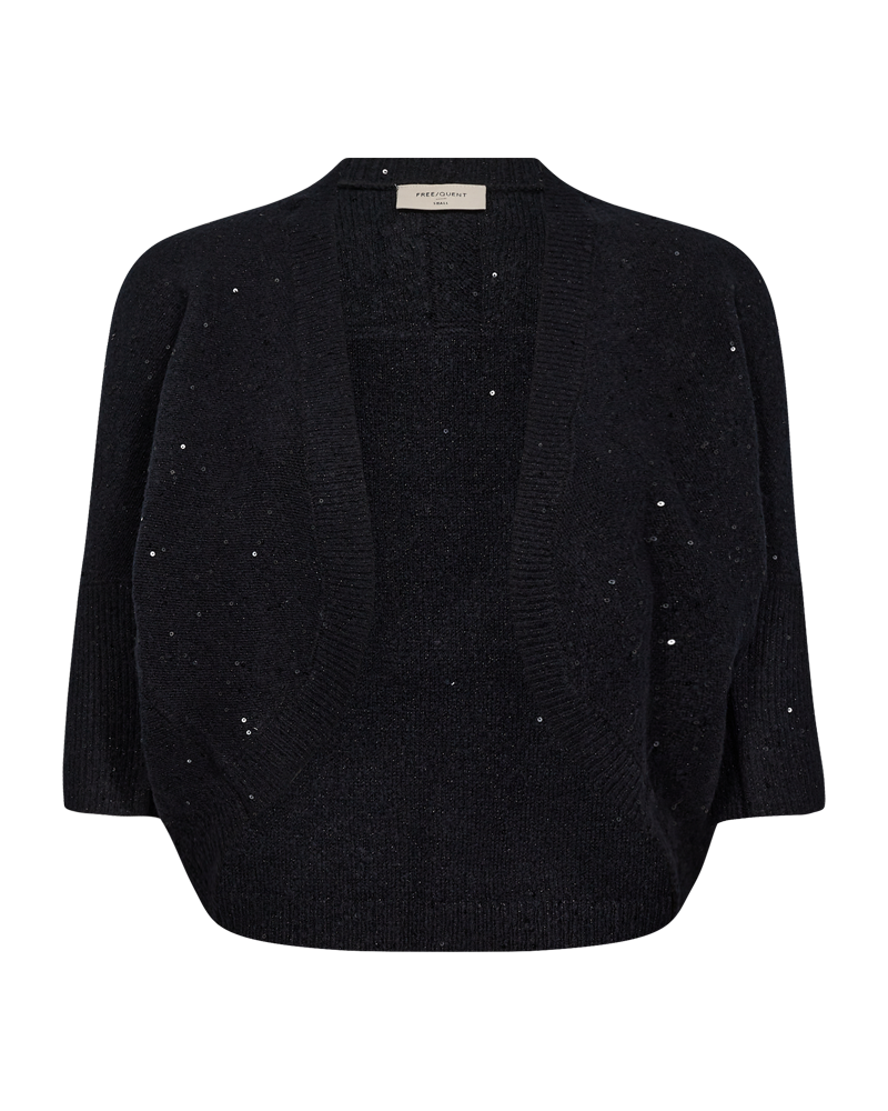 FQSIGGY - CARDIGAN - SCHWARZ
