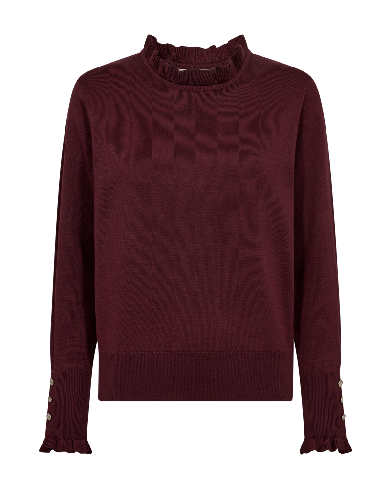 FQKATIE - PULLOVER - BORDEAUX