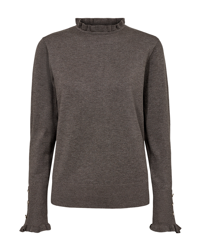 FQKATIE - PULLOVER - BRAUN