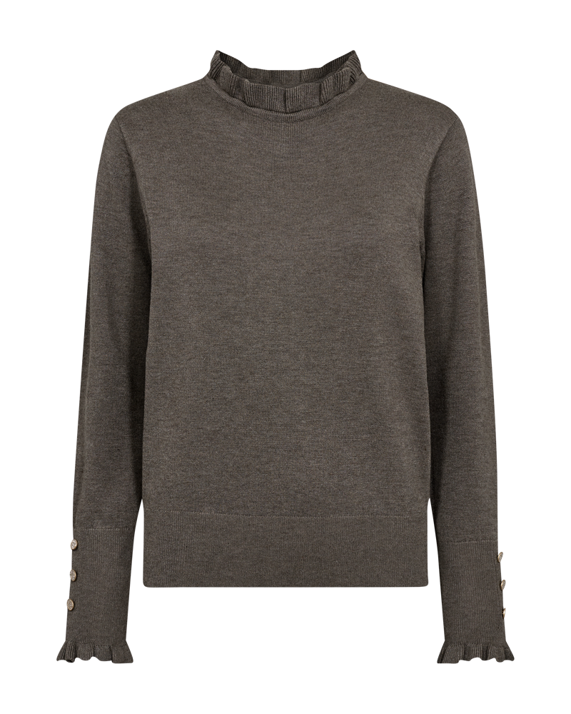 FQKATIE - PULLOVER - BRAUN