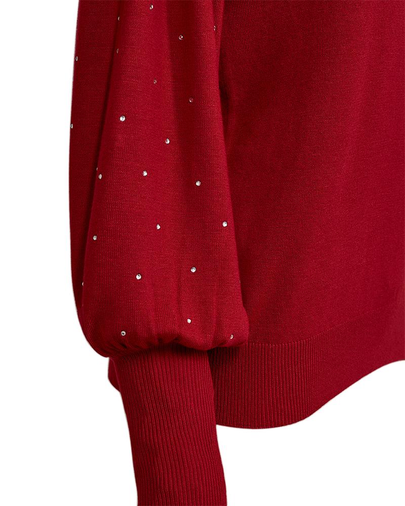 FQDOTKA - PULLOVER - ROT