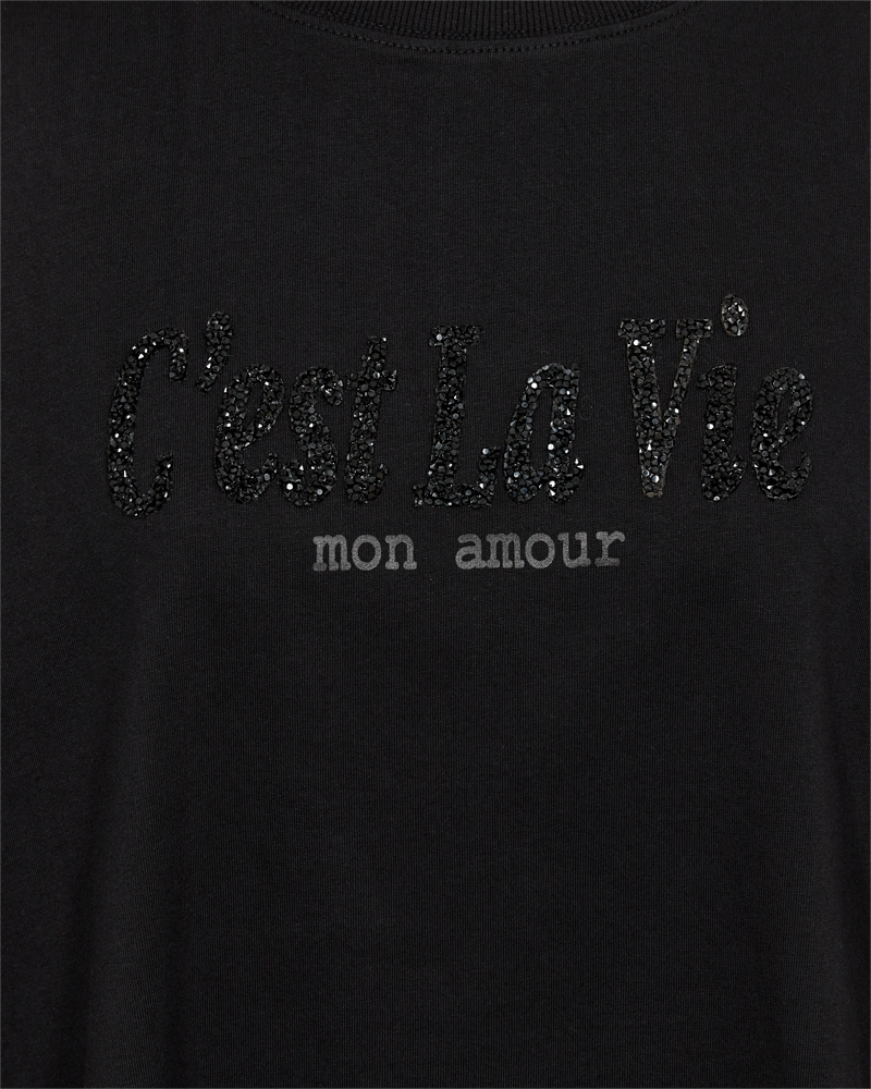 FQCAROL - T-SHIRT - SCHWARZ