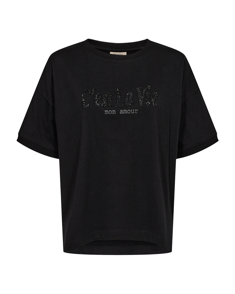 FQCAROL - T-SHIRT - SCHWARZ