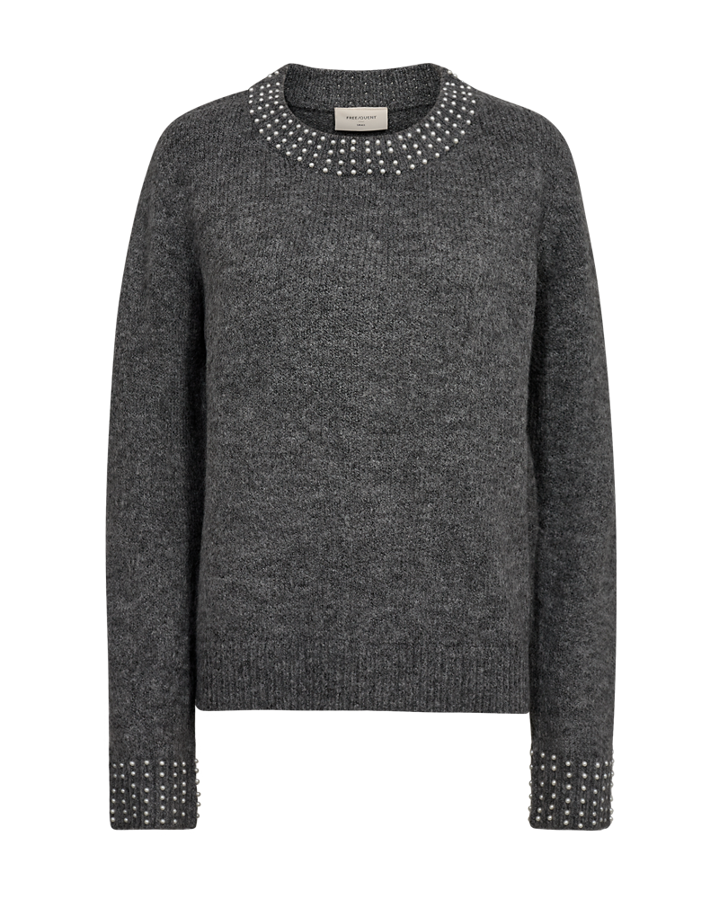 FQPEARL - PULLOVER - GRAU