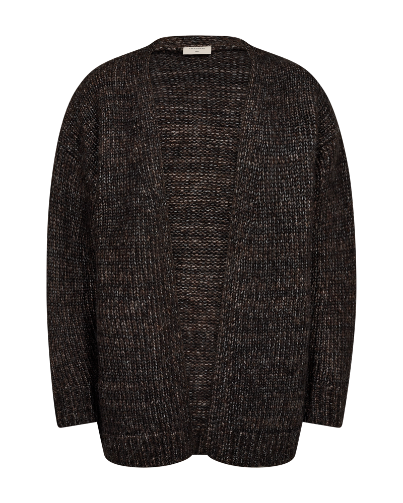 FQMIA - CARDIGAN - BRAUN
