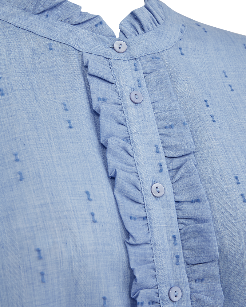 FQRAYA - HEMD - BLAU