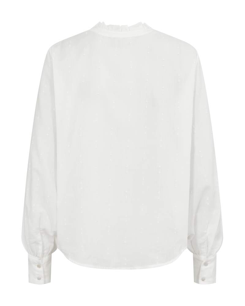 FQRAYA - HEMD - BEIGE UND WEISS