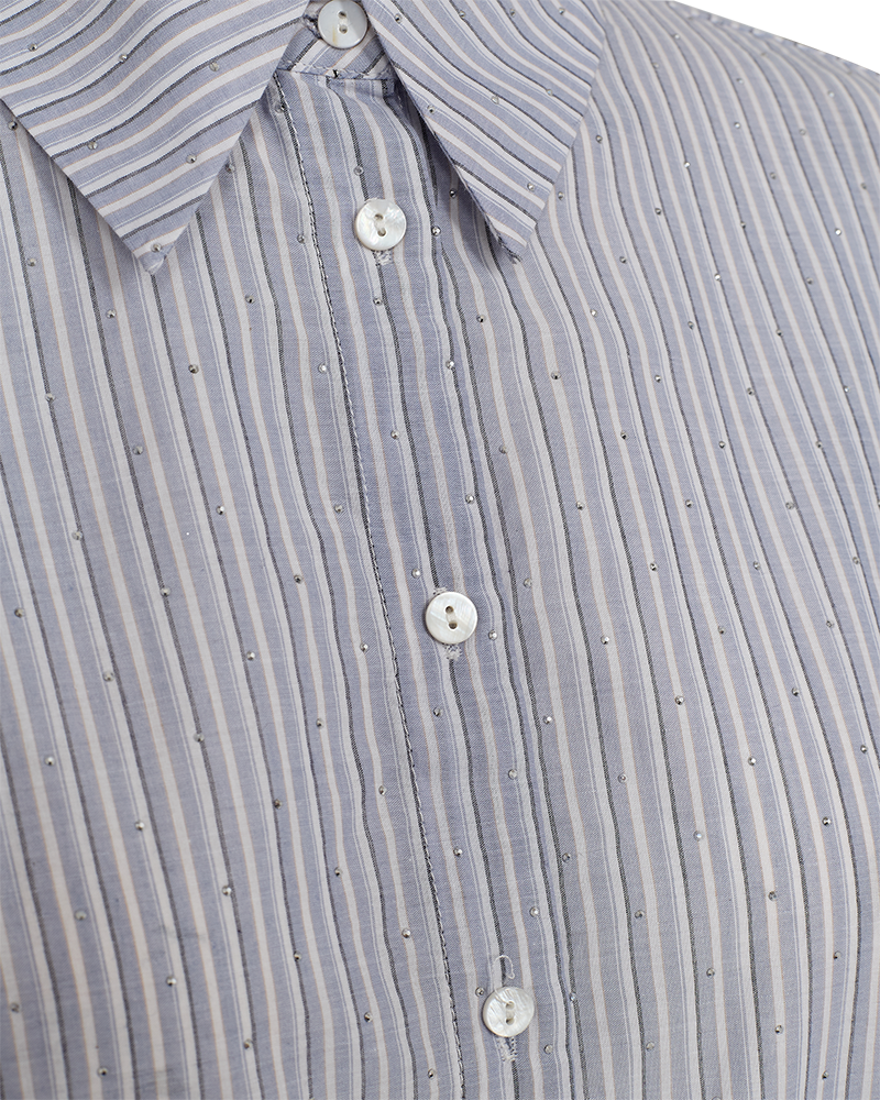FQFELINE - HEMD - BLAU UND WEISS