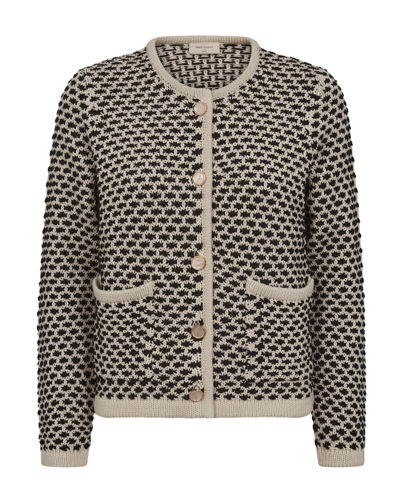 FQCOTLA - CARDIGAN - BEIGE