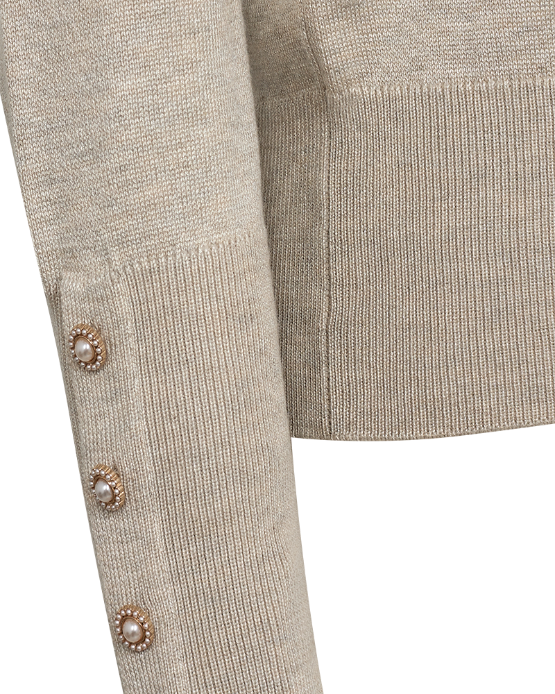FQKATIE - PULLOVER - BEIGE