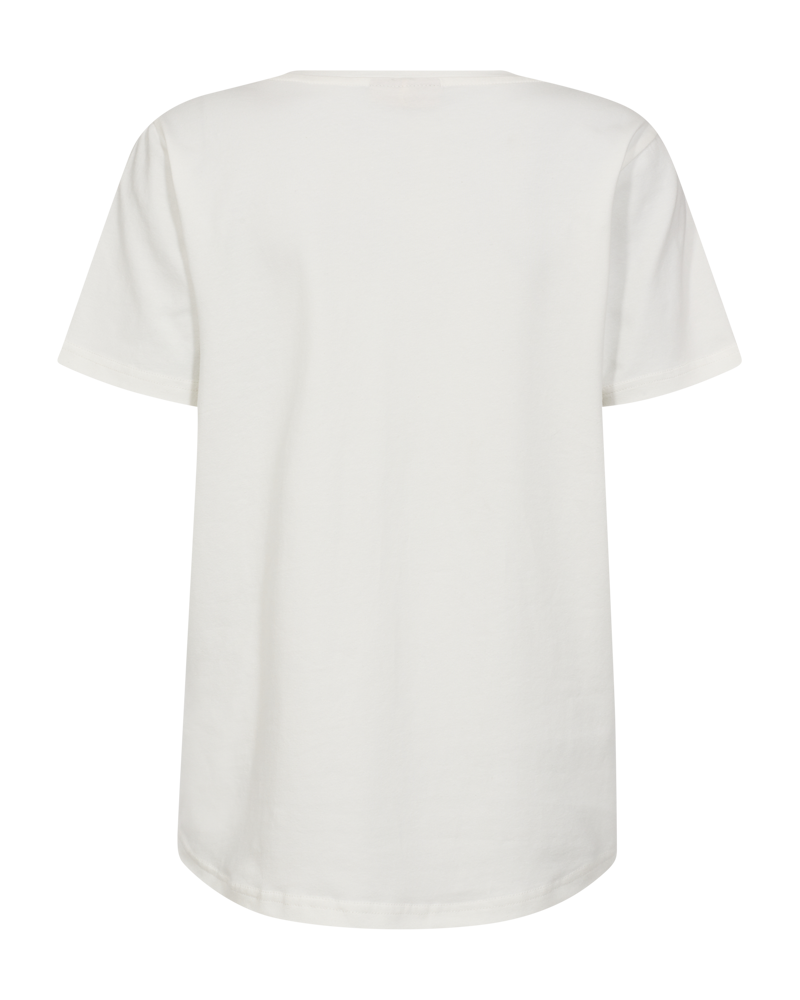FQFENJAL - T-SHIRT MIT STRASSSTEINE - WEISS
