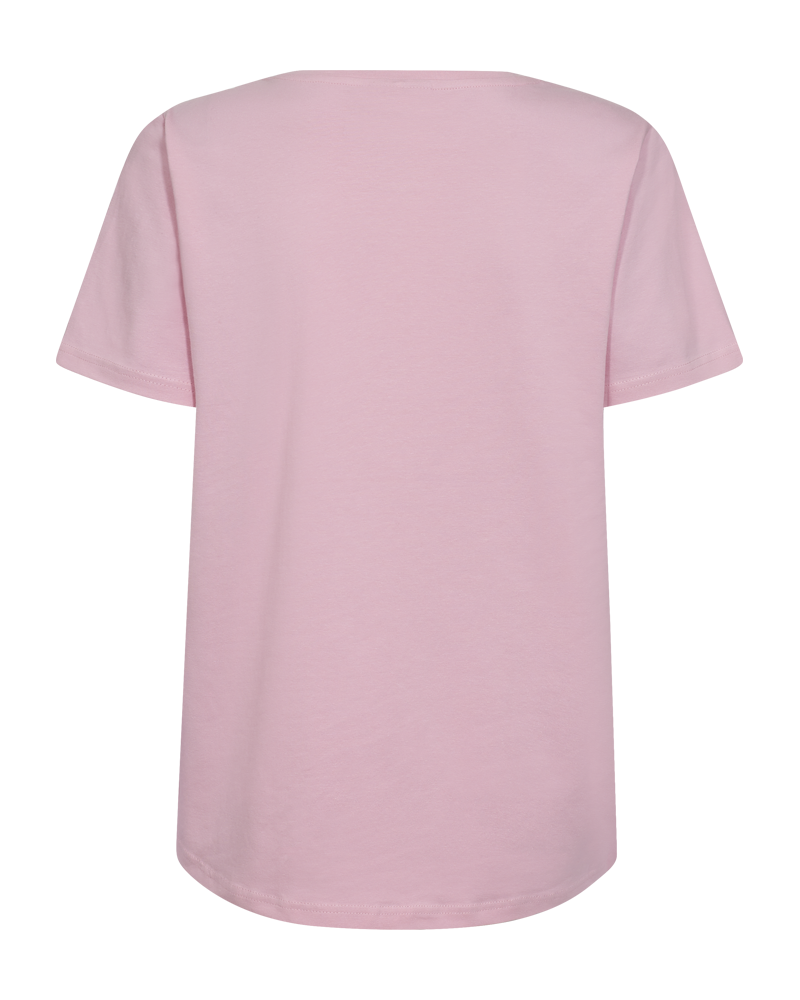 FQFENJAL - T-SHIRT MIT STRASSSTEINEN - ROSE
