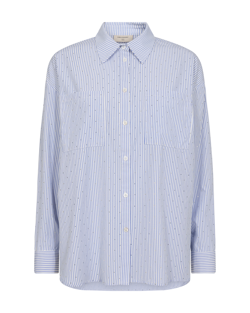 FQFELINA - HEMD - BLAU UND WEISS