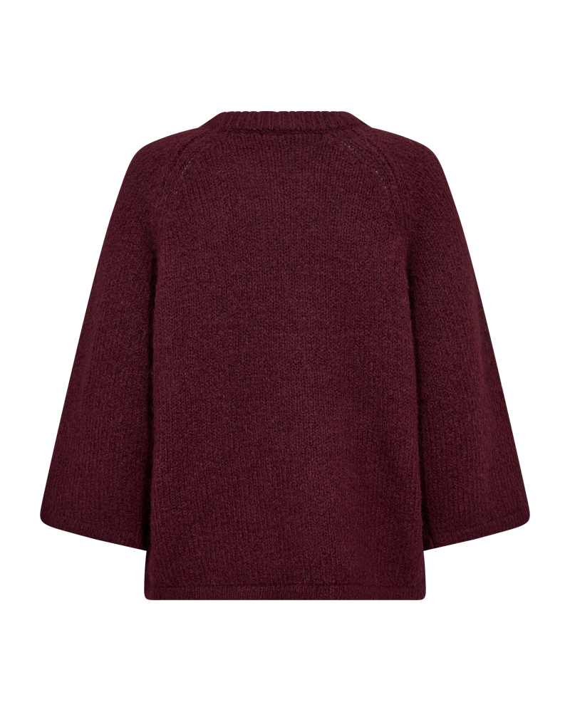 FQGRSLULU - PULLOVER - BORDEAUX