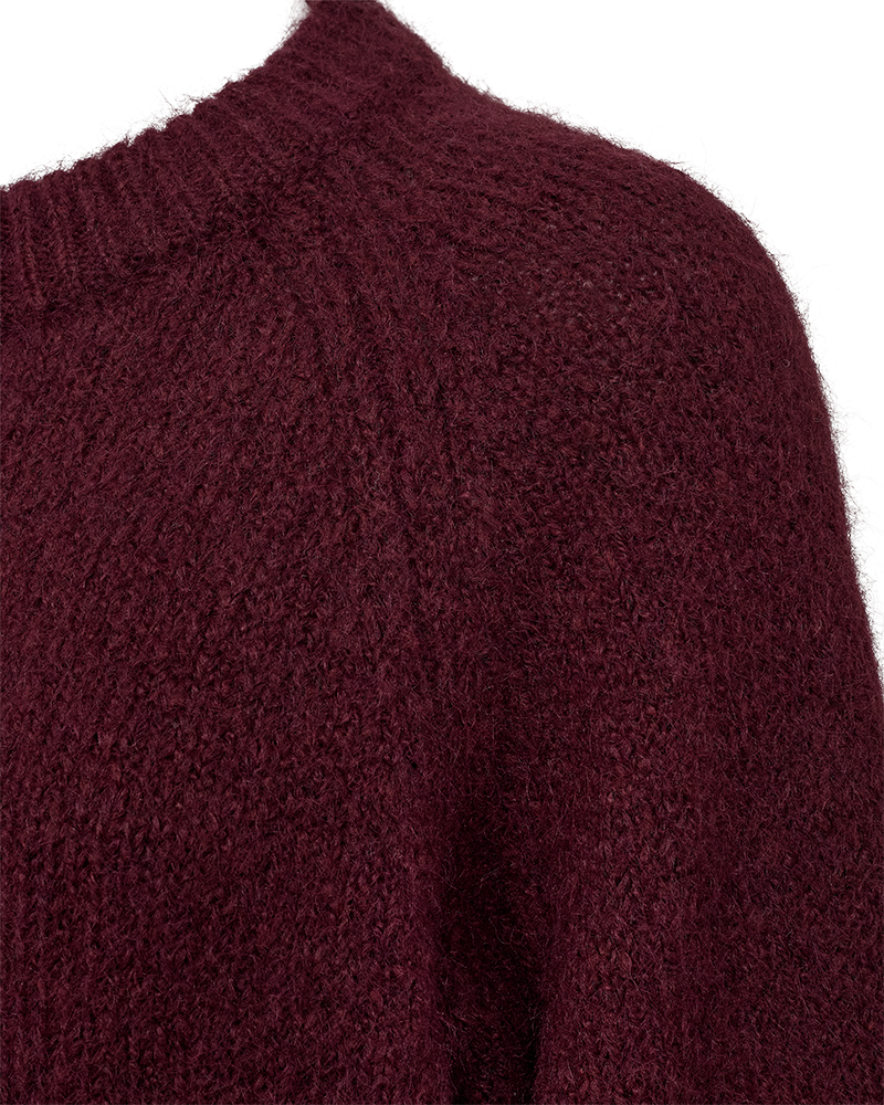 FQGRSLULU - PULLOVER - BORDEAUX