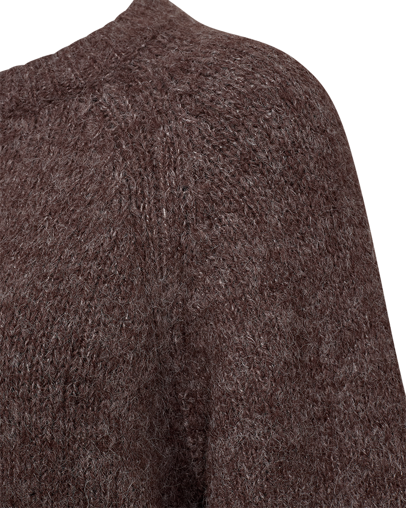 FQGRSLULU - PULLOVER - BRAUN