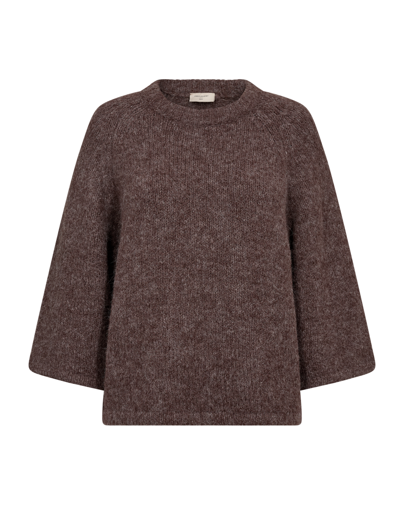 FQGRSLULU - PULLOVER - BRAUN