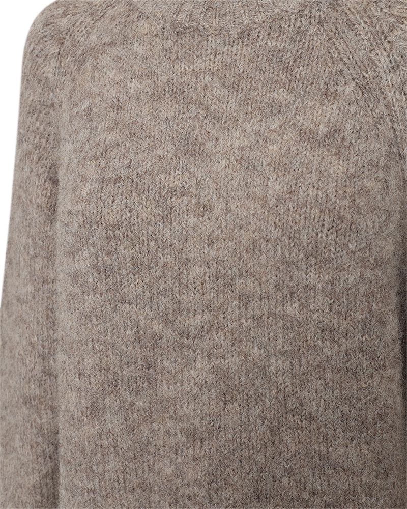 FQGRSLULU - PULLOVER - BRAUN