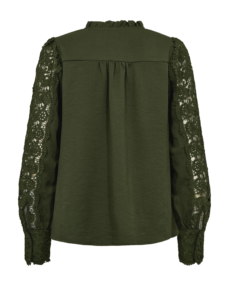 FQESSA – BLUSE - GRÜN