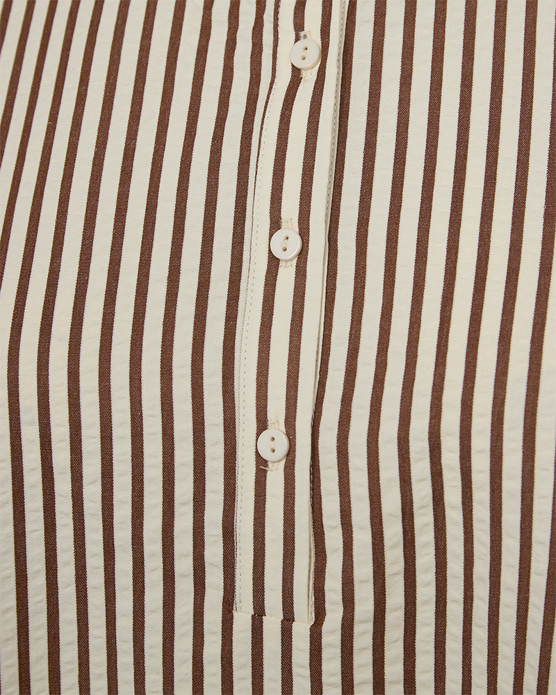 FQABY - KLEID - WEISS UND BRAUN