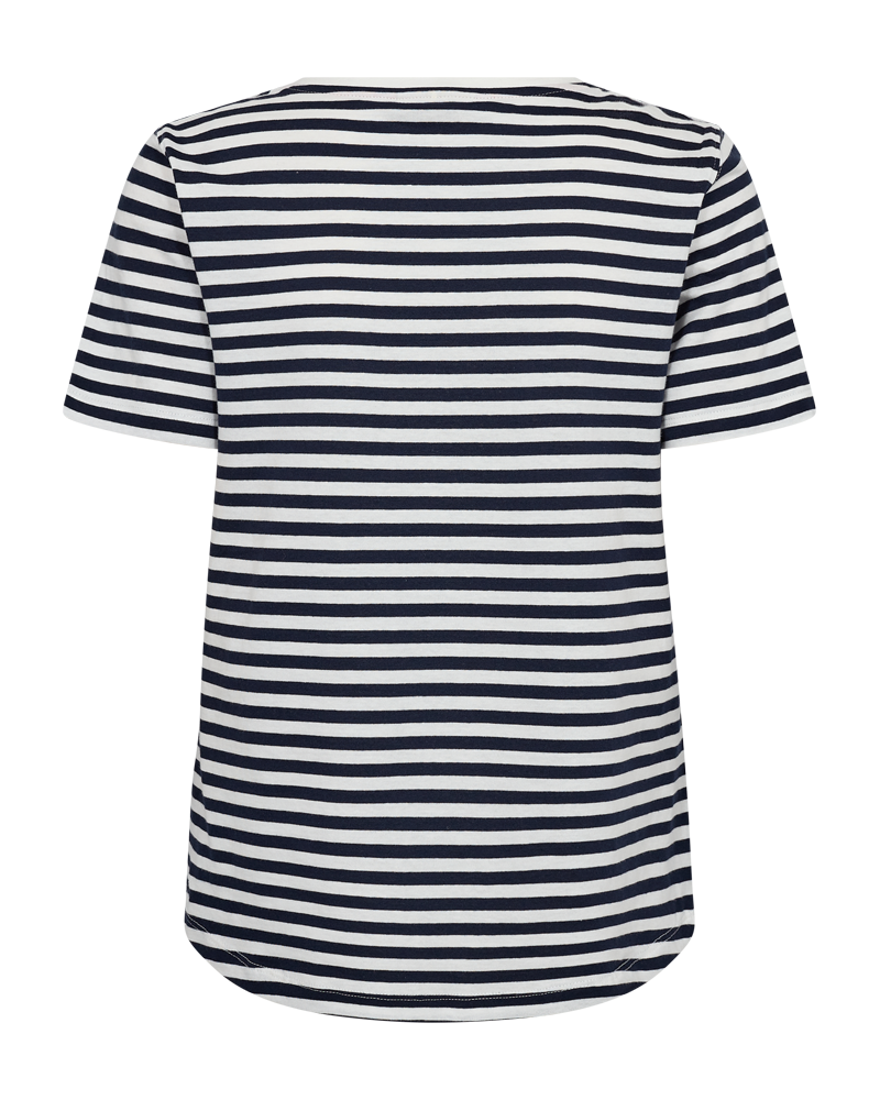 FQMIAN - T-SHIRT - WEISS UND BLAU