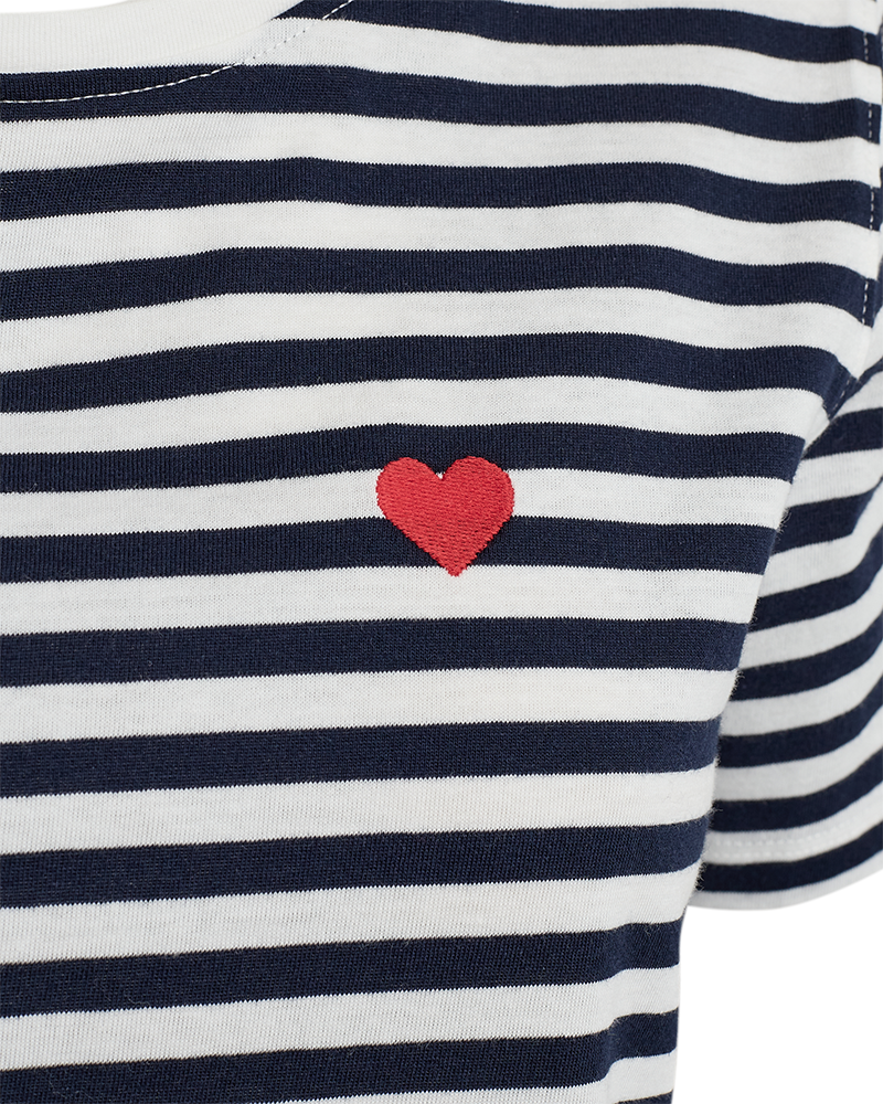 FQMIAN - T-SHIRT - WEISS UND BLAU