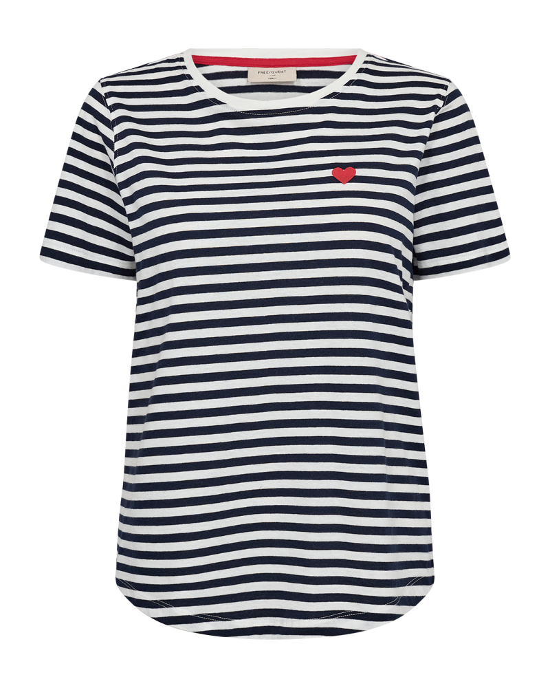 FQMIAN - T-SHIRT - WEISS UND BLAU