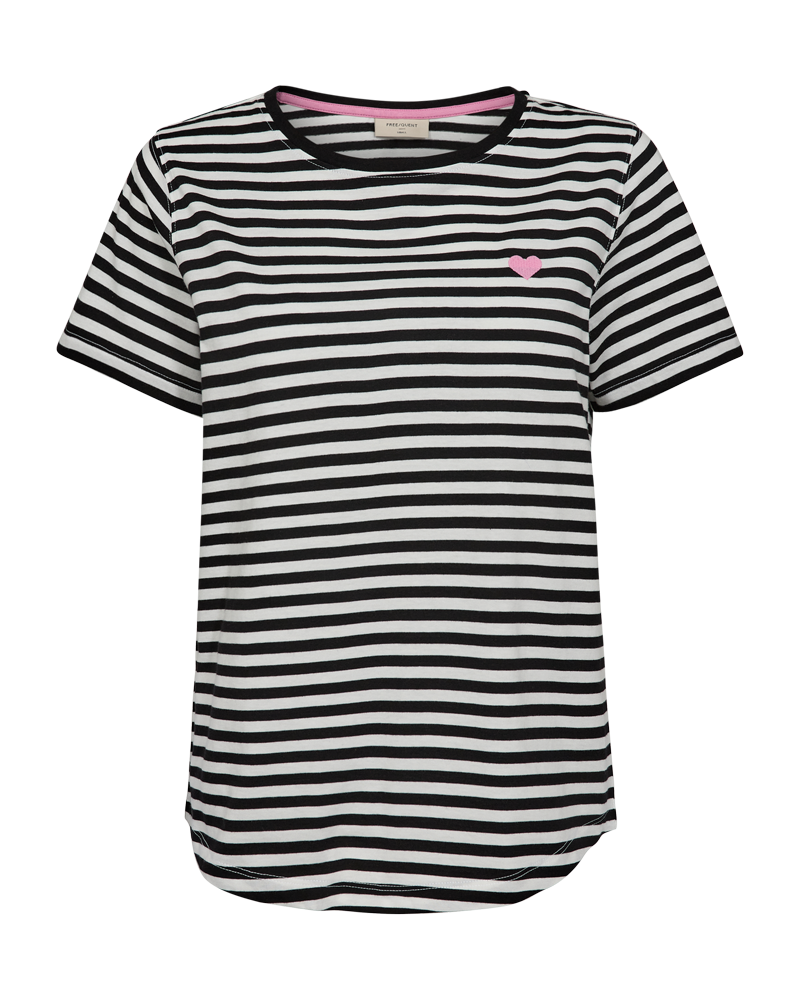 FQMIAN - T-SHIRT - SCHWARZ UND  WEISS