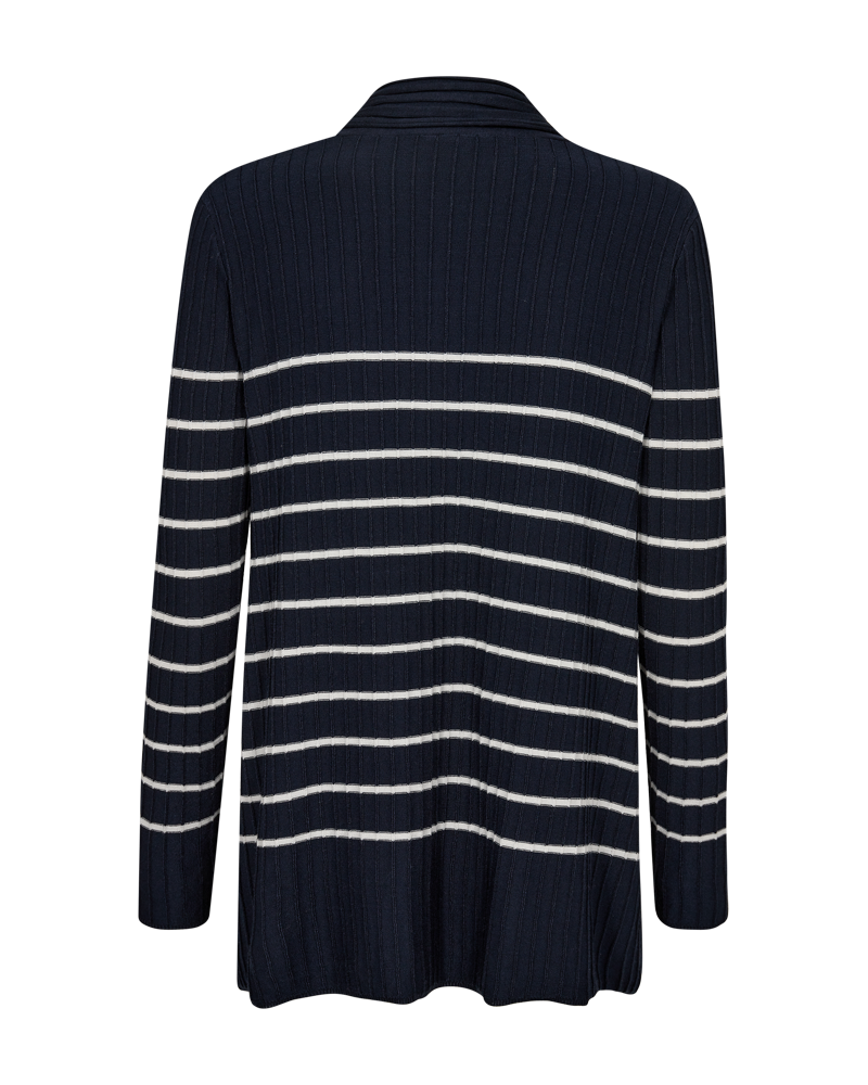 FQCLAUDISSE - CARDIGAN - BLAU UND WEISS