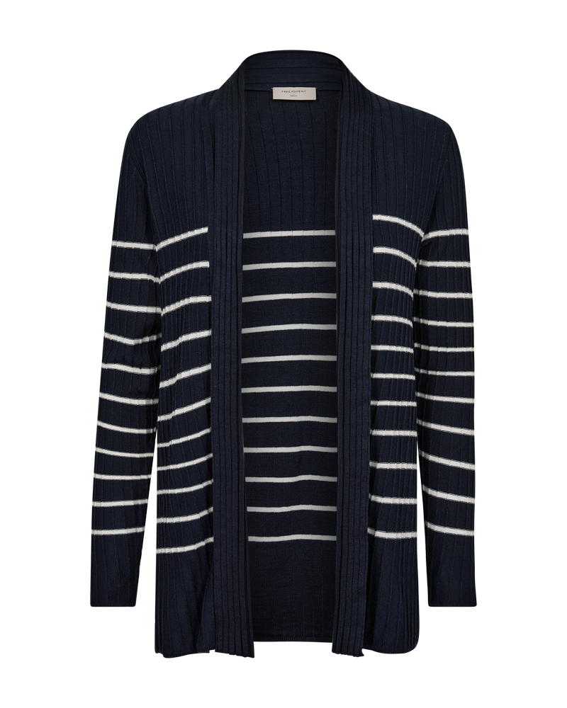 FQCLAUDISSE - CARDIGAN - BLAU UND WEISS