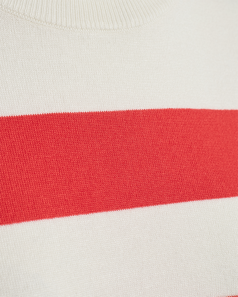 FQPIXIE - PULLOVER - WEISS UND ROT