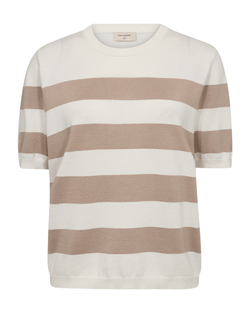 FQPIXIE - PULLOVER - WEISS UND BRAUN