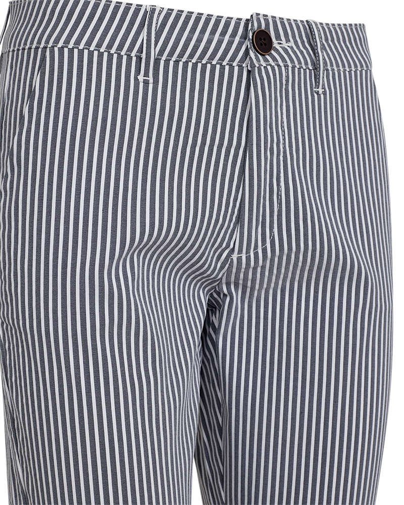 FQREX - GESTREIFTE KNÖCKELHOSE - BLAU