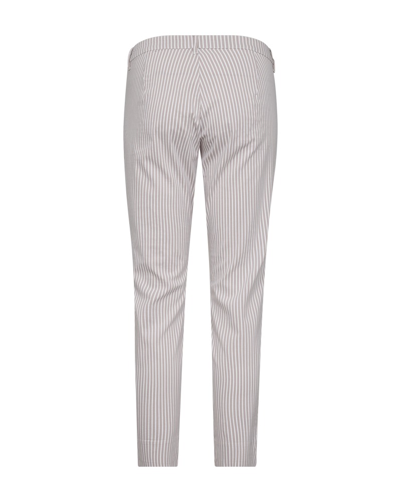 FQREX - GESTREIFTE KNÖCKELHOSE - BRAUN