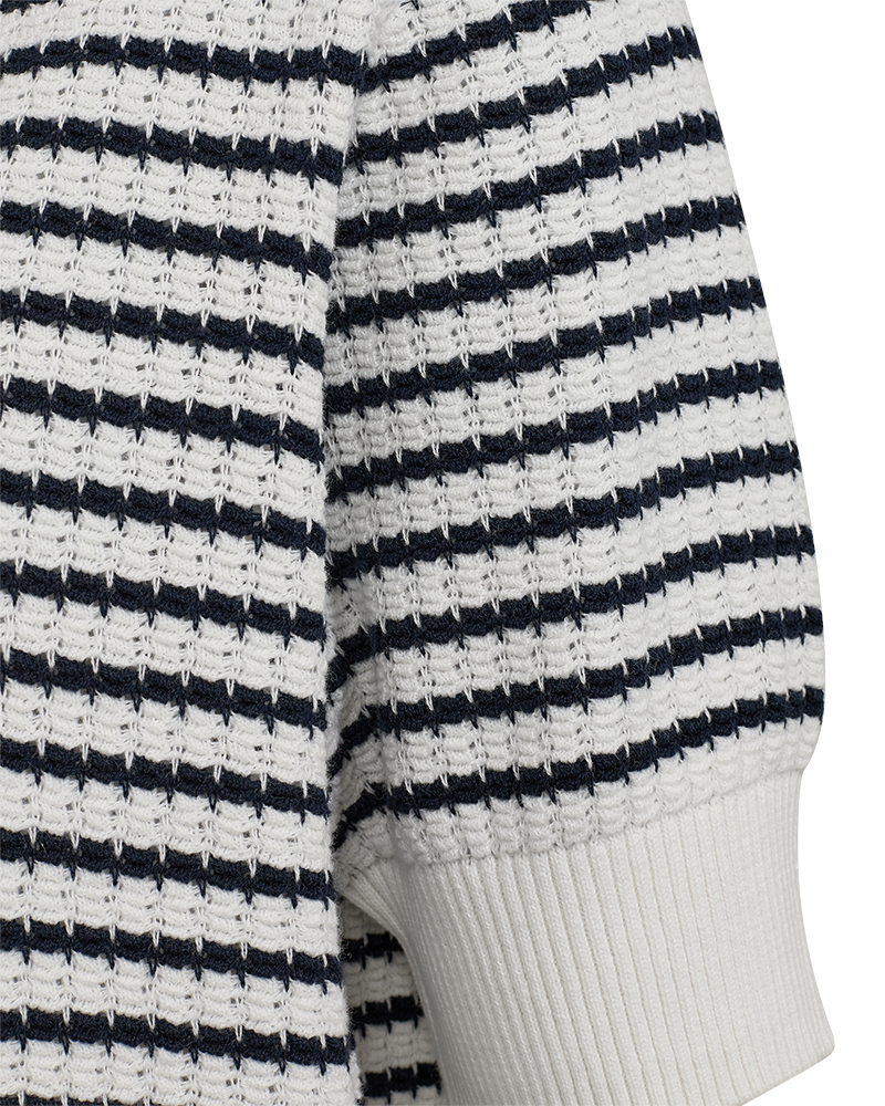 FQDODO - PULLOVER - WEISS UND BLAU