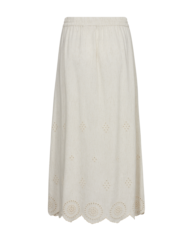 FQLINUS – ROCK MIT STICKEREI ANGLAISE - BEIGE