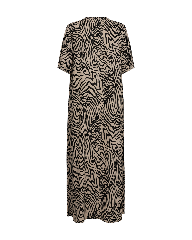 FQLARIN - KLEID - BEIGE UND SCHWARZ