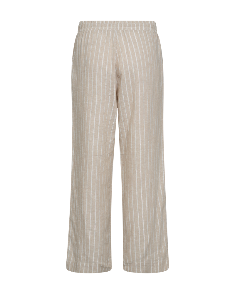 FQLALUX - HOSE - BEIGE UND WEISS