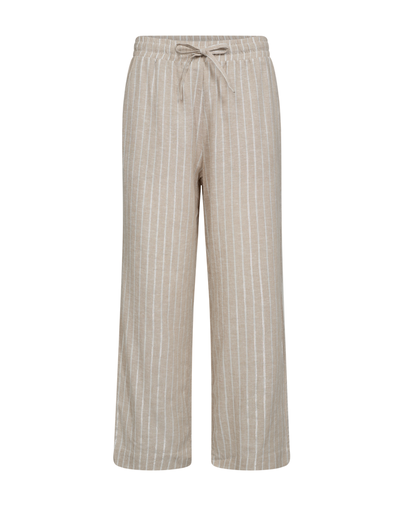FQLALUX - HOSE - BEIGE UND WEISS