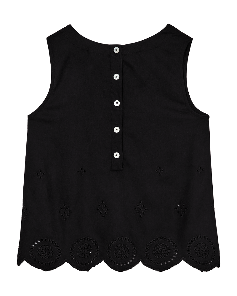 FQLINUS – TOP MIT SPITZE - SCHWARZ