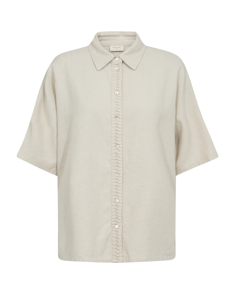 FQLAVA – LEINENHEMD - BEIGE