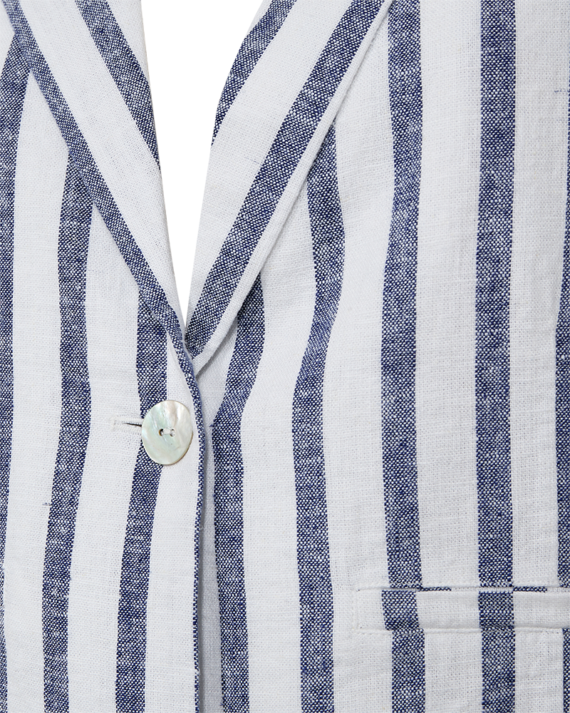 FQLAVISCO - KURZE JACKE - WEISS UND BLAU