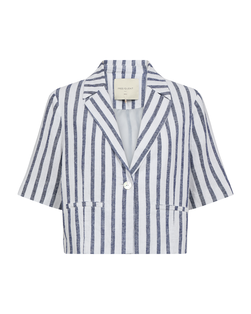 FQLAVISCO - KURZE JACKE - WEISS UND BLAU