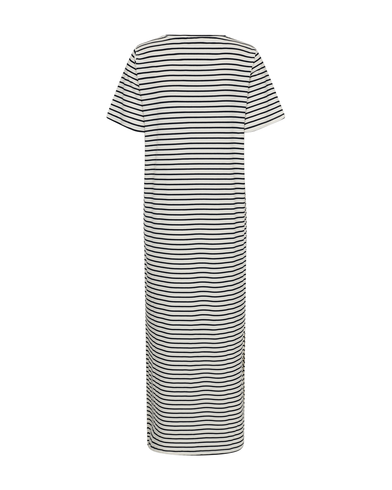 FQZIA – GESTREIFTES KLEID - BLAU