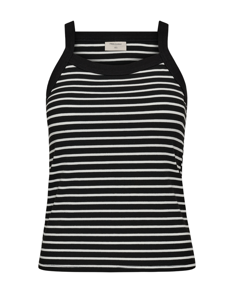 FQZIA – GESTREIFTES TOP - WEISS