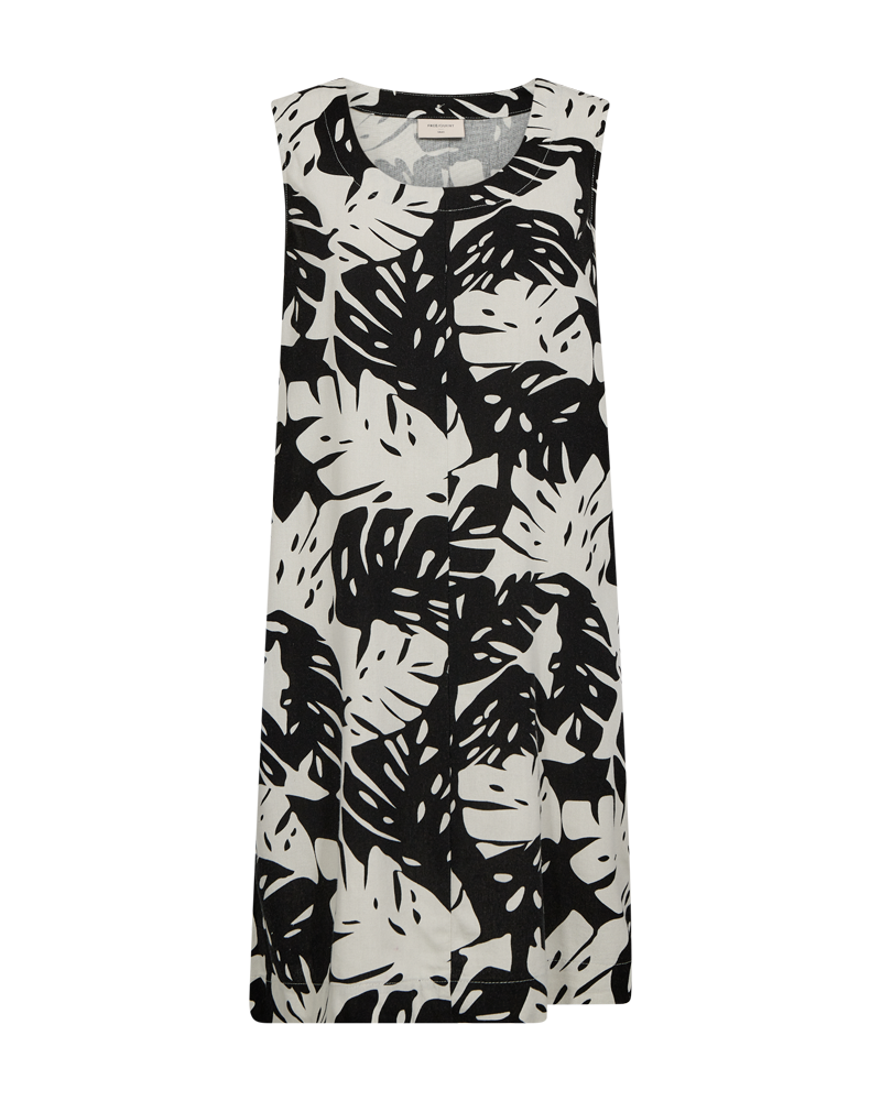 FQLAVISCO - FLORALES KLEID - BEIGE