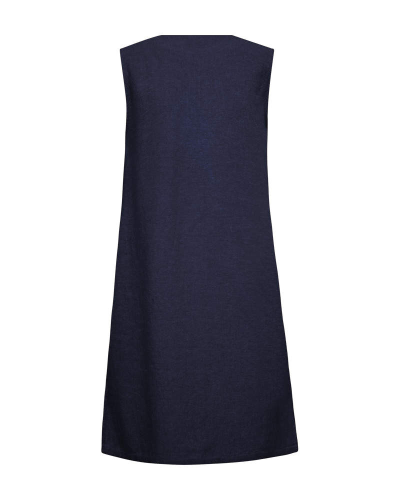 FQLAVA – LEINENKLEID - BLAU
