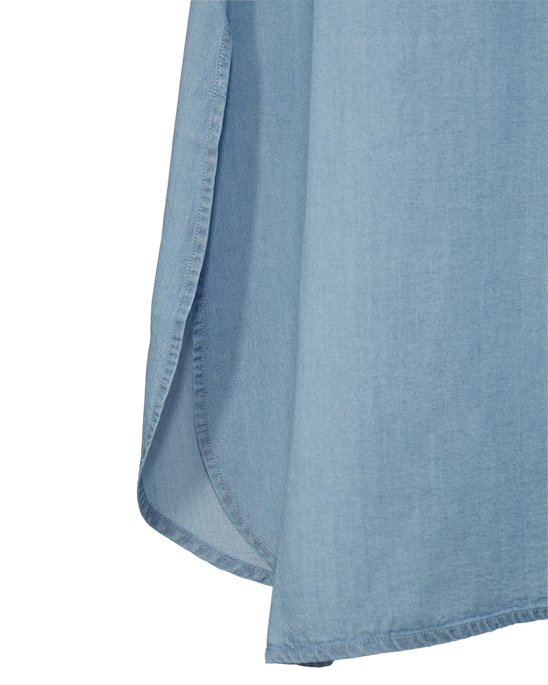 FQCARLY – ROCK IM DENIM-LOOK - BLAU