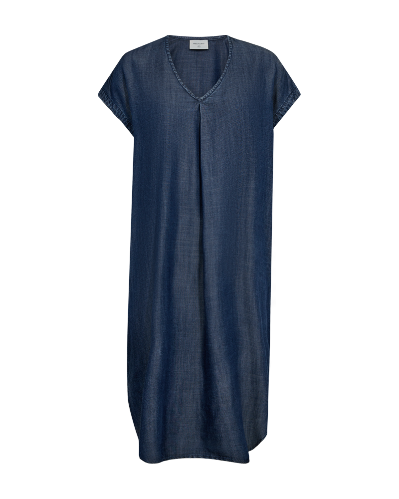 FQRENNA - KLEID IM DENIM-LOOK - BLAU