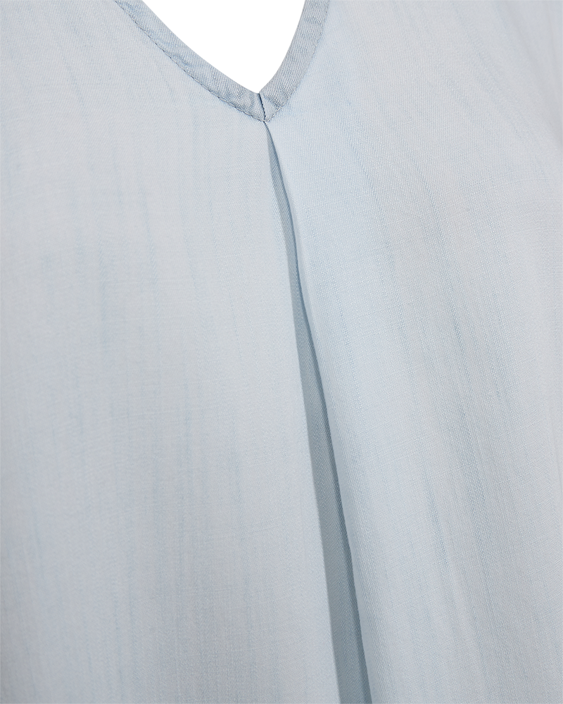 FQRENNA - KLEID IM DENIM-LOOK - BLAU